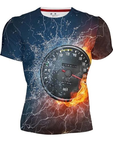 Playera Sublimada Auto Velocidad Todas Las Tallas