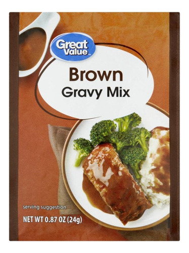 1 Sobre De 24 G De Brown Gravy Mix,importado