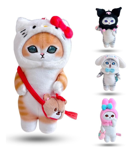 1 Pieza Lindo Llavero De Peluche Kuromi Juguete Regalo-15cm