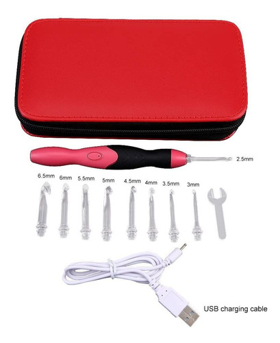 Ganchos De Crochet Set, Kit De 9 piezas De Aluminio Agujas