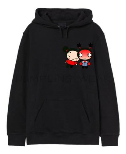 Buzo Canguro Pucca Hoodie Doble Friza Mujer Hombre