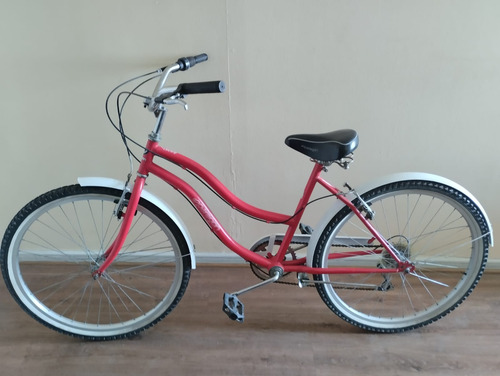 Bicicleta De Paseo Paragon Roja Aro 26, En Perfecto Estado