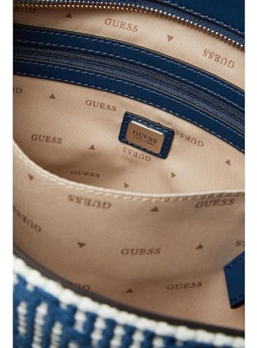 Guess Bolso Tote Con Doble Compartimento Silvana, Azul