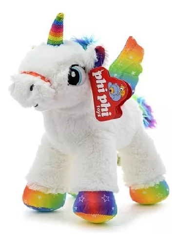 Unicornio Parado Con Alas 28 Cm Phi Phi Toys Playking