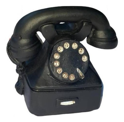 Enfeite Telefone Vintage Decorativo Resina - 2002004