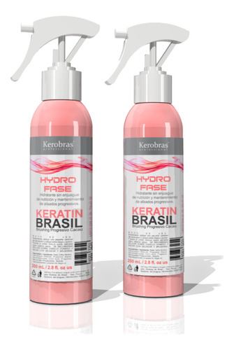 Keratin Brasil - Paso 7 - Hidratante Instantáneo 200 Ml X 4 