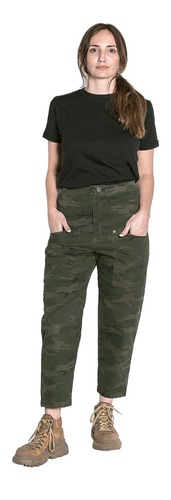 Pantalon Diana Verde Camuflado Aire Libre