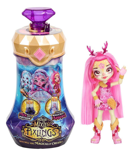 Magic Mixies Pixlings Crea Tu Muñeca Poción Mágica Caldero