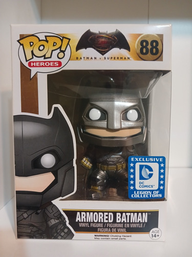 Funko Pop Armored Batman #88 Legion Of Collectors