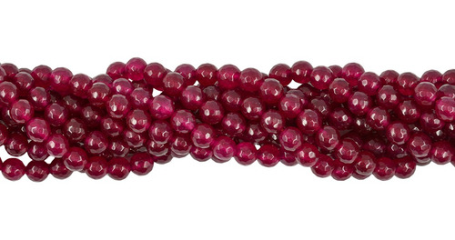 Tallado Ruby Jade Redondo Piedras Preciosas Perlas Sueltas