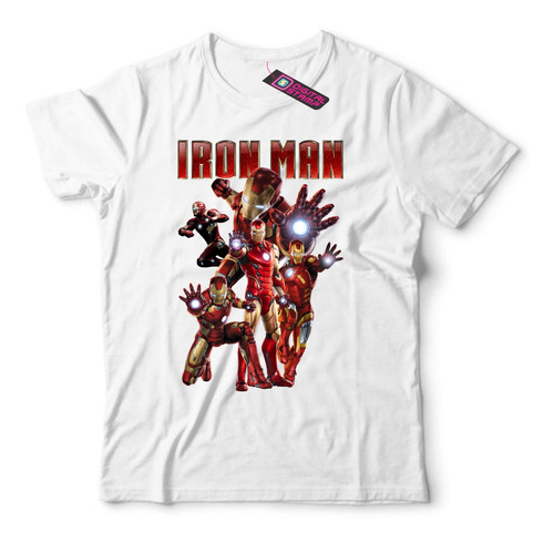 Remera Marvel Iron Man Pelicula Superheroes Mv20 Dtg