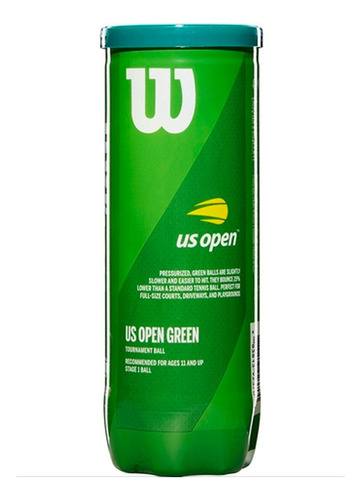 Tubo X3 Pelotas De Tenis Wilson Principiante Punto Verde