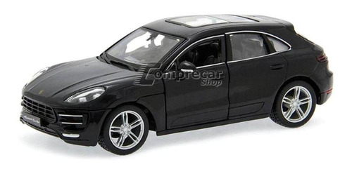 Miniatura Porsche Macan Preto Bburago 1/24