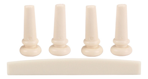 Imagen 3 de 4 de 4pcs Pines De Puente Para Guitarra Bajo Acústico+sillín Pa