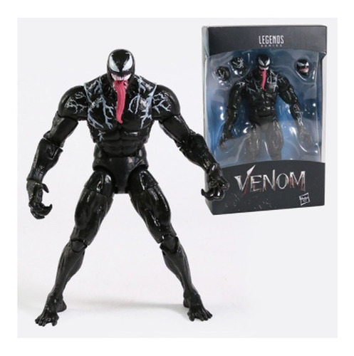 Figura De Acción Marvel Legends Série Spider-man 18cm Venom