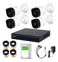 Comprar Kit Videovigilancia Cronos 4 Cámaras Metálicas Dahua Bullet B2a21 2mp + Hdd 1tb + Cables + Accesorios - Kit Cctv Dh-kitplus+1tb (dvr Dahua Xvr1b08-i Circuito Cerrado)
