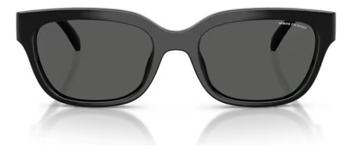 Lentes Solares Armani Exchange Ax4155su 815887 Shiny Black Lente Dark Grey Diseño Solar