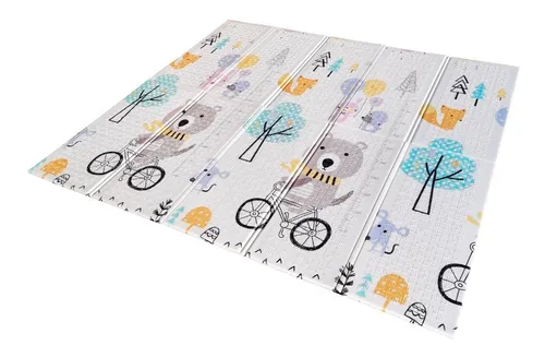 Alfombra Carestino Plegable Reversible Oso