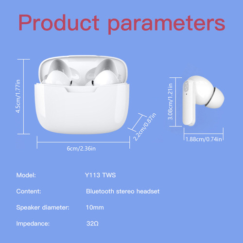 Auriculares Intraurales Bluetooth Con Micrófono Touching Con