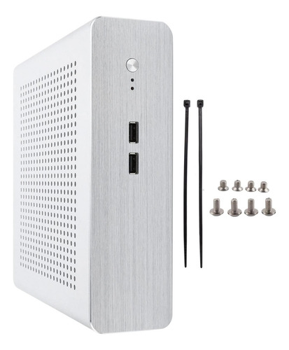 Mini Pc Itx Desktop Computer Case, Chasis De Pc De Aluminio,