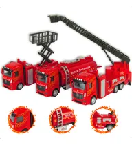 Comprar Kit Bombeiro Carrinhos Bombeiro Escada Caminhão Tanque 