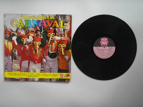 Lp Vinilo Triunfadores De Carnaval Varios Interpretes  1988