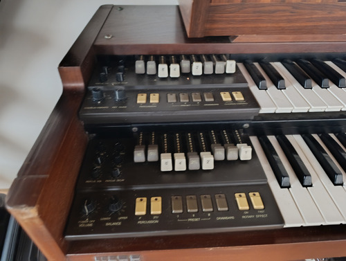 Korg Bx3 Orgão Vintage 1979 Hammond Clone Marrom-claro