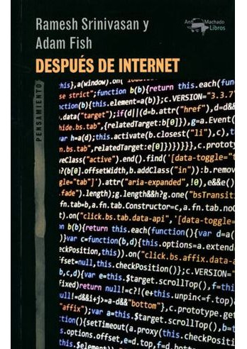 Libro Despues De Internet