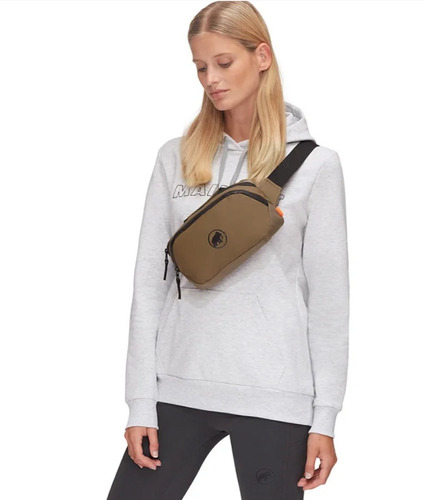 Imagen 5 de 8 de Riñonera/bandolera Mammut Waistpack Seon 2-way Dark Clay 2l.
