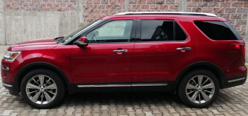 Imagen 4 de 15 de Ford Explorer 2018 Limited Fwd Color Rojo Rubí Int Piel