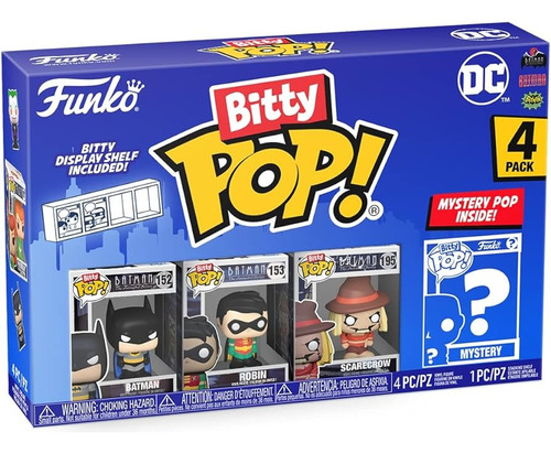 Funko Bitty Pop Comics Batman Serie 1 (4 Figuras)
