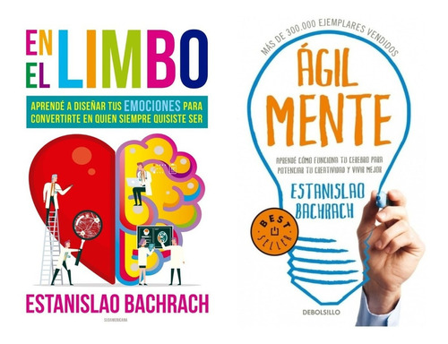 En El Limbo + Agilmente - Bachrach - 2 Libros Gde Y Bolsillo