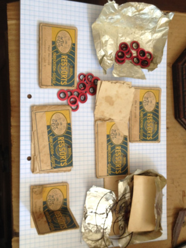 Imagen 4 de 6 de Lote De Antiguos Resortes, Cuerdas Para Relojes De Bolsillo.