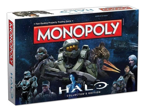 Juego De Mesa Usaopoly Halo Monopoly [u]