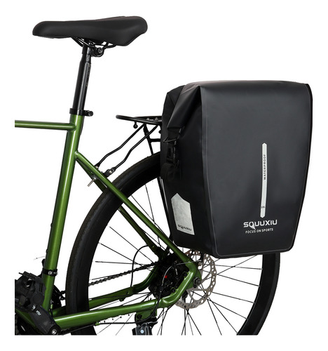 1 Par De Alforjas De Bicicleta Negras, 1 Par De Alforjas Mul