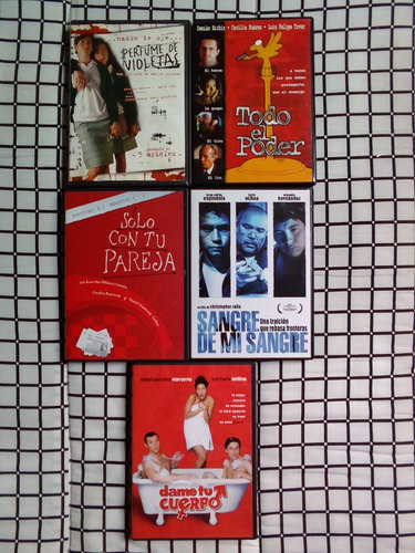 Remate Lote De 5 Películas Dvd / Cine Mexicano / Perfume 