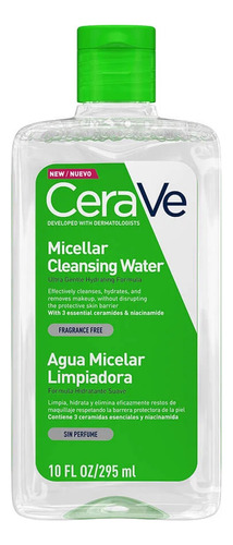 Agua Micelar Limpiadora Cerave Hidratante Facial 295ml