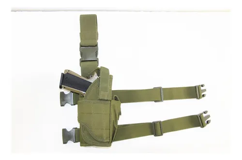 Funda Táctica Ajustable En El Muslo Para Revolver