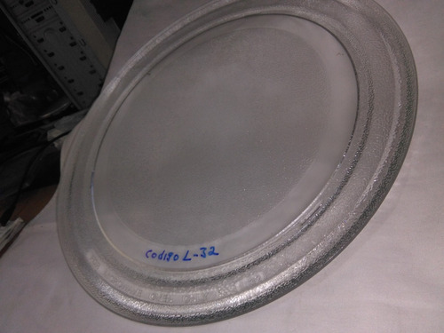 Plato Para Microondas Codigo L-32 De 30.5 Cent. Diametro (Usado)