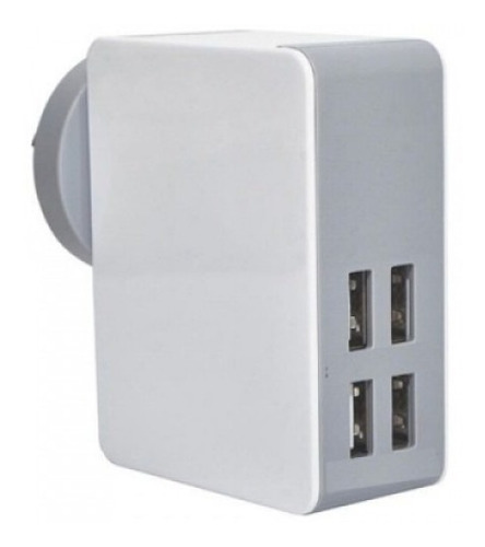 Cargador Ultra Rapido Kanji 220v 4 Usb 5 Amp Celular iPhone