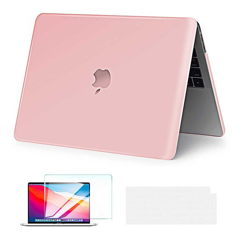 . Funda Techprotectus Para Macbook Air 13 M1 Rose Quartz 
