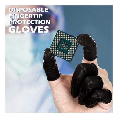 . Fundas Protectoras De Látex Desechables For Dedos, 800
