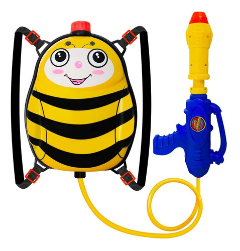 Mochila Abeja Pistola Lanza Agua Chorro 3.5 Niños Juguetes