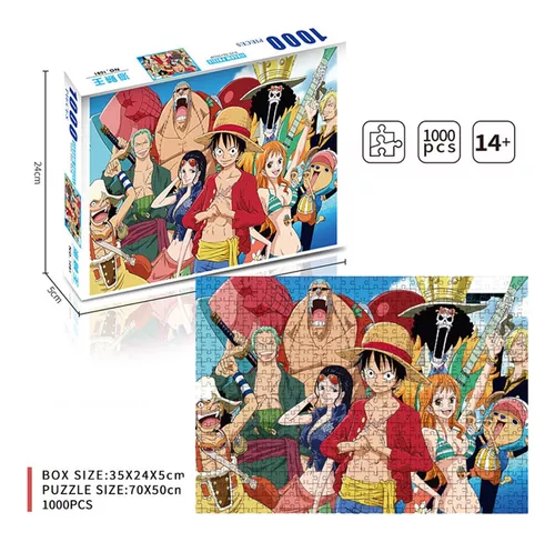 Bandai-Anime Luffy e seus amigos Jigsaw Puzzle, Jogos de família  engraçados, DIY brinquedos educativos, 1 pc, 35 pcs, 300 pcs, 500 pcs, 1000  pcs - AliExpress