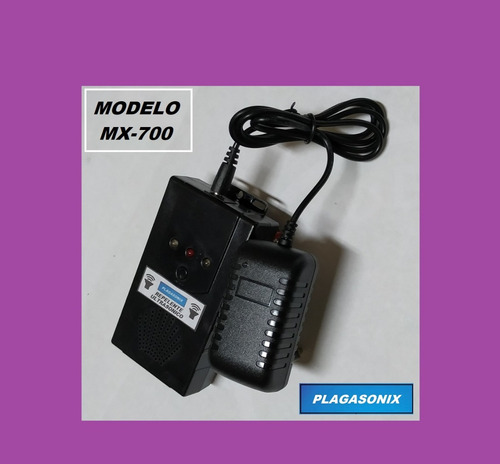 Imagen 7 de 10 de Erradicador Ultrasonico Cucarachas Mx-700 Dual Pilas / 220v. Plagasonix Argentina Ventas Por Mayor Y Menor Consulte