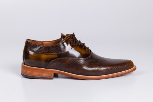 Zapatos De Cuero Para Hombre Marrón - Modelo Hamburgo