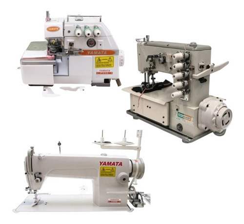 Kit Reta+overlock +galoneira Industriais12m