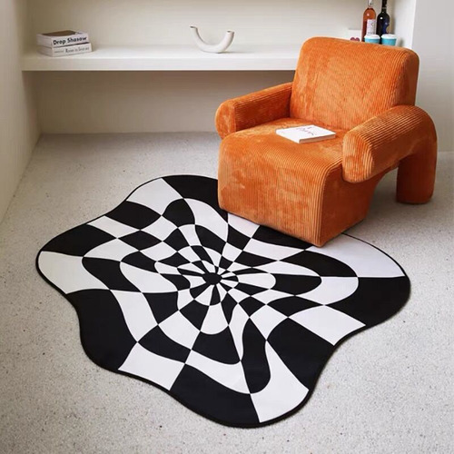 Alfombra De Dormitorio De 60 X 60 Cm (terciopelo Cristalino)