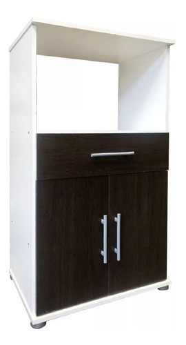 Mueble Porta Microondas Grill 1 Cajon Organizador 