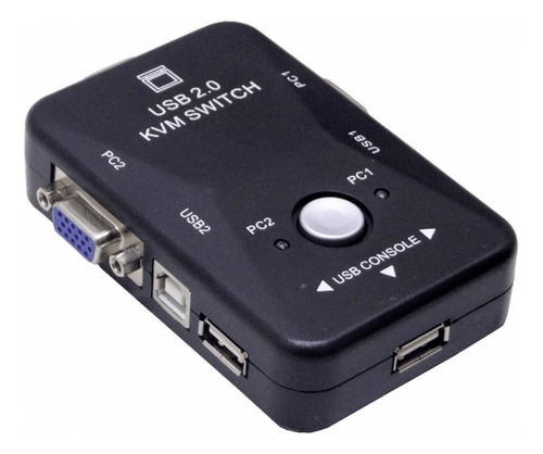 Concentrador Kvm Usb/vga De 2 Puertos Clickbox